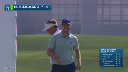 Nicolai Højgaard | Round 2 | 17th hole | Shot 3 | 2026 Texas Children's