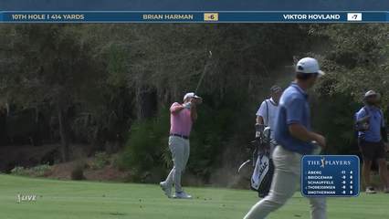 Brian Harman | Round 3 | 10th hole | Shot 2 | 2026 THE PLAYERS