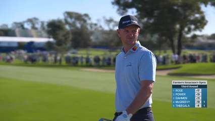 Justin Rose | Round 3 | 1st hole | Shot 2 | 2026 Farmers