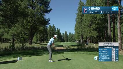 Ryan Gerard | Round 4 | 11th hole | Shot 1 | 2025 Barracuda