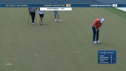 Robert MacIntyre | Round 4 | 1st hole | Shot 4 | 2026 THE PLAYERS