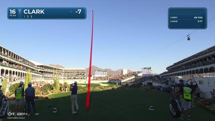 Wyndham Clark | Round 1 | 16th hole | Shot 1 | 2025 WM Phoenix Open