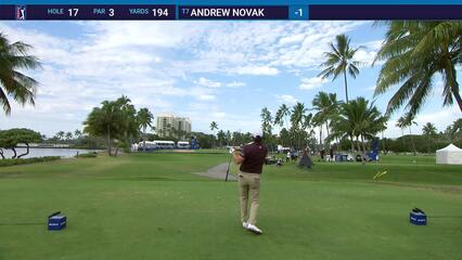 Andrew Novak | Round 1 | 17th hole | Shot 1 | 2025 Sony Open