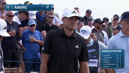 Ludvig Åberg | Round 4 | 11th hole | Shot 1 | 2025 Genesis Scottish Open