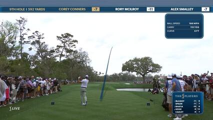 Corey Conners | Round 4 | 9th hole | Shot 1 | 2025 THE PLAYERS