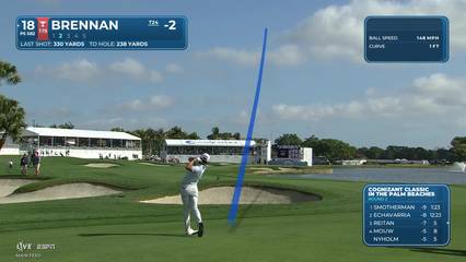 Michael Brennan | Round 2 | 18th hole | Shot 2 | 2026 Cognizant Classic