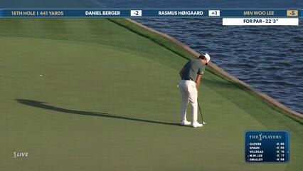 Min Woo Lee | Round 1 | 18th hole | Shot 4 | 2025 THE PLAYERS