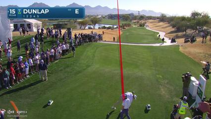 Nick Dunlap | Round 1 | 15th hole | Shot 1 | 2025 WM Phoenix Open