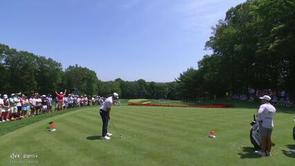 Ludvig Åberg | Round 4 | 11th hole | Shot 1 | 2025 Travelers