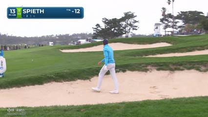 Jordan Spieth | Round 3 | 13th hole | Shot 2 | 2026 AT&T Pebble Beach