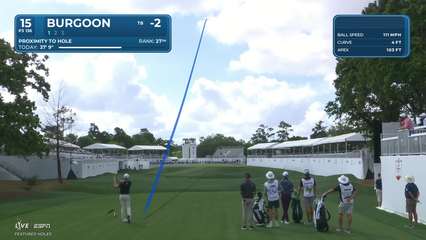 Bronson Burgoon | Round 1 | 15th hole | Shot 1 | -1 Houston Open