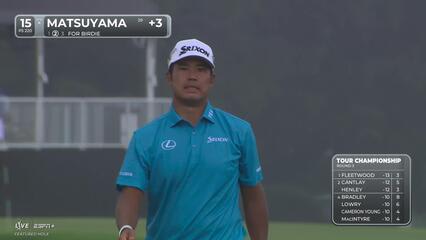 Hideki Matsuyama | Round 3 | 15th hole | Shot 3 | 2025 TOUR Championship