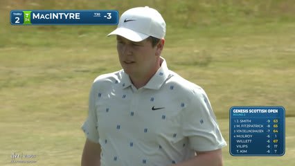 Robert MacIntyre | Round 2 | 2nd hole | Shot 4 | 2026 Genesis Scottish Open
