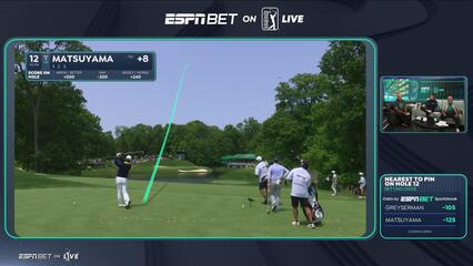 Hideki Matsuyama | Round 4 | 12th hole | Shot 1 | 2025 the Memorial
