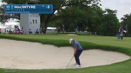 Robert MacIntyre | Round 3 | 11th hole | Shot 3 | 2025 Charles Schwab