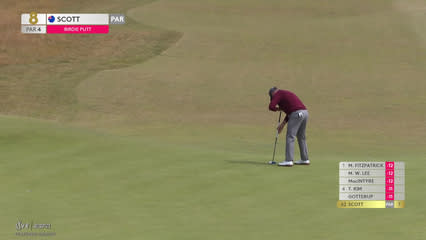 Adam Scott | Round 4 | 8th hole | Shot 3 | 2026 Genesis Scottish Open