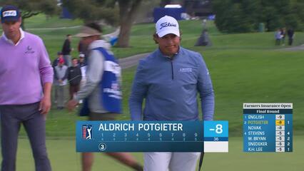 Aldrich Potgieter | Round 4 | 1st hole | Shot 3 | 2025 Farmers