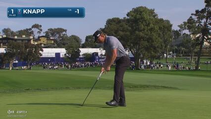 Jake Knapp | Round 3 | 1st hole | Shot 4 | 2025 Farmers