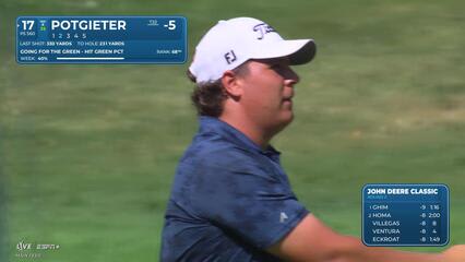 Aldrich Potgieter | Round 2 | 17th hole | Shot 2 | 2025 John Deere