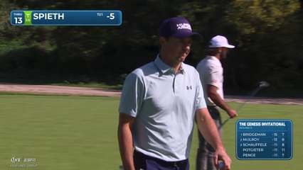 Jordan Spieth | Round 3 | 13th hole | Shot 4 | 2026 The Genesis