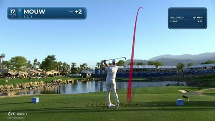 William Mouw | Round 2 | 17th hole | Shot 3 | 2025 The American Express