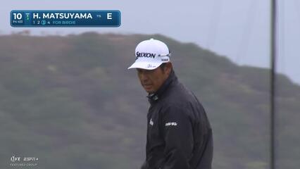Hideki Matsuyama | Round 1 | 10th hole | Shot 4 | 2025 Genesis