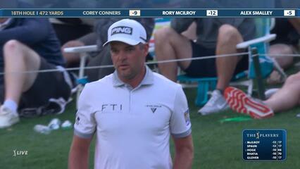 Corey Conners | Round 4 | 18th hole | Shot 4 | 2025 THE PLAYERS