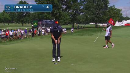 Keegan Bradley | Round 3 | 16th hole | Shot 3 | 2025 Rocket Classic