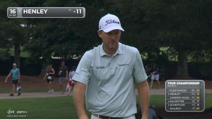 Russell Henley | Round 2 | 16th hole | Shot 4 | 2025 TOUR Championship