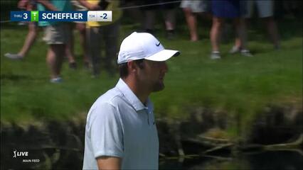 Scottie Scheffler | 2023 the Memorial | Round 4 | 3rd hole | Shot 3