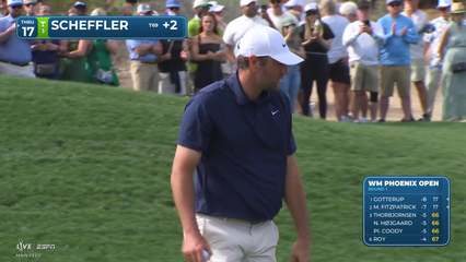Scottie Scheffler | Round 1 | 8th hole | Shot 5 | 2026 WM Phoenix Open