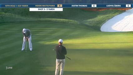 Hideki Matsuyama | Round 1 | 10th hole | Shot 4 | 2025 THE PLAYERS