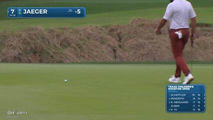 Stephan Jaeger | Round 2 | 7th hole | Shot 3 | 2025 Houston Open