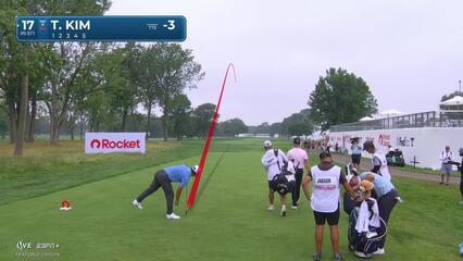 Tom Kim | Round 2 | 17th hole | Shot 1 | 2025 Rocket Classic