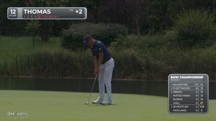 Justin Thomas | Round 2 | 12th hole | Shot 5 | 2025 BMW Championship