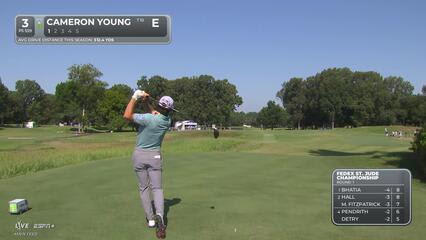 Cameron Young | Round 1 | 3rd hole | Shot 1 | 2025 FedEx St. Jude