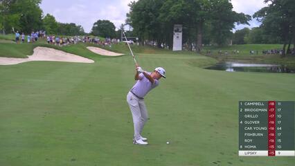 David Lipsky | Round 4 | 10th hole | Shot 3 | 2025 John Deere