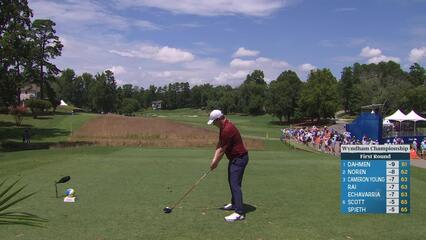 Robert MacIntyre | Round 1 | 8th hole | Shot 1 | 2025 Wyndham