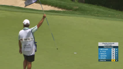 Akshay Bhatia | Round 3 | 8th hole | Shot 2 | 2026 Charles Schwab