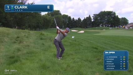 Wyndham Clark | Round 1 | 1st hole | Shot 2 | 2025 3M Open
