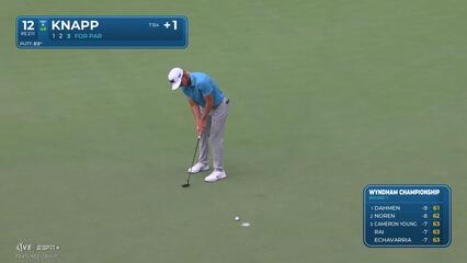 Jake Knapp | Round 1 | 12th hole | Shot 3 | 2025 Wyndham