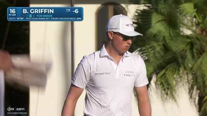 Ben Griffin | Round 2 | 16th hole | Shot 4 | 2026 Sony Open