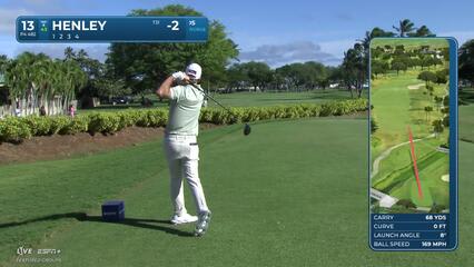 Russell Henley | Round 1 | 13th hole | Shot 1 | 2025 Sony Open