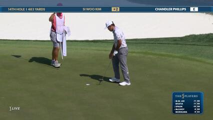 Si Woo Kim | Round 3 | 14th hole | Shot 6 | 2025 THE PLAYERS