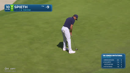 Jordan Spieth | Round 4 | 10th hole | Shot 4 | 2026 The Genesis