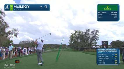 Rory McIlroy | Round 1 | 8th hole | Shot 1 | 2026 Arnold Palmer