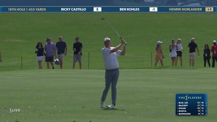 Henrik Norlander | Round 2 | 18th hole | Shot 2 | 2025 THE PLAYERS