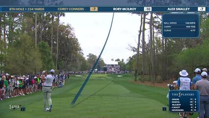 Corey Conners | Round 4 | 8th hole | Shot 1 | 2025 THE PLAYERS