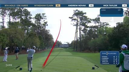 Wyndham Clark | Round 2 | 8th hole | Shot 1 | 2026 THE PLAYERS