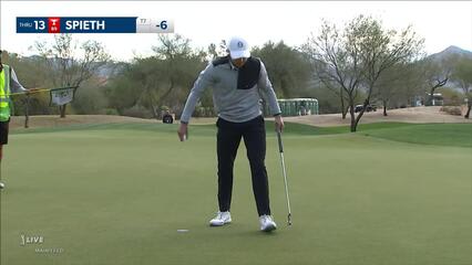Jordan Spieth | 2023 WM Phoenix Open | Round 2 | 13th hole | Shot 4